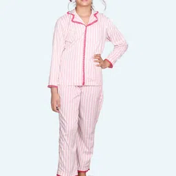 Modish Girls Striped Night suit-picture-42