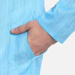 4u Fashion Men Striped Handloom Kurta-45