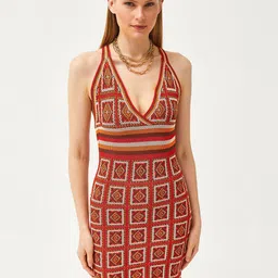 Olalook Women Printed Bodycon Dress-image-35