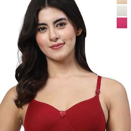LILY Pack Of 4 Full Coverage Heavily Padded T-shirt Bra-image-64