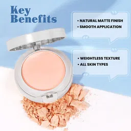 Adbeni Imported Stay Matte Compact Powder- 20 g- Shade- 01 image 5