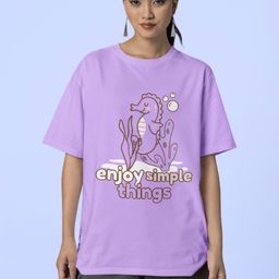 Reifica Women Printed Drop-Shoulder Sleeves T-shirt-image-53
