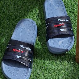 Sparx Men Printed Rubber Sliders-79
