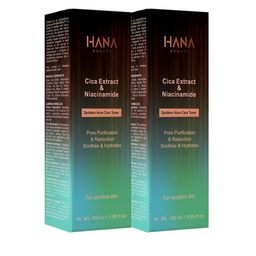Hana Beauty Set Of 2 Cica Extract & Niacinamide Spotless Acne Care Toner- 100 ml Each-3