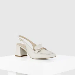 Oroh Leather Party Block Pumps-56