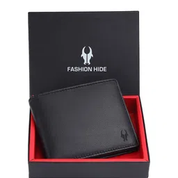 Fashion hide Men Leather Two Fold Wallet-43
