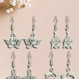 HIGH TRENDZ Contemporary Drop Earrings-image-84