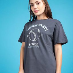 Mast & Harbour Women Printed Applique T-shirt-image-47