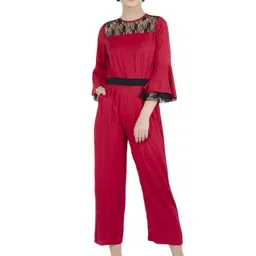 V&M Basic Jumpsuit with Lace Inserts-picture-39