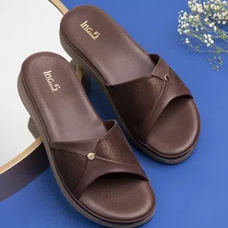 Inc 5 Women Synthetic Comfort Heel Sandals-48