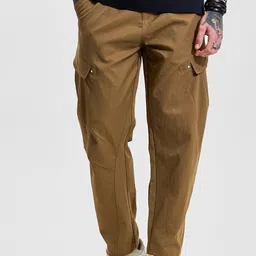 Snitch Men Mid-Rise Relaxed Fit Cargo Trouser-picture-42