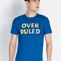 Status Quo Men Printed Applique T-shirt-image-74