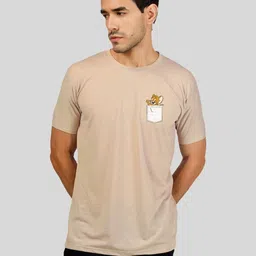 Greylongg Men Applique T-shirt-picture-26