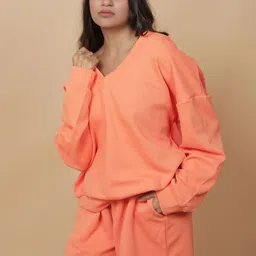ANSEE by Addery Hooded Sweatshirt With Shorts-picture-33