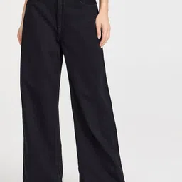 NU CLOTHS Women Comfort Wide Leg High-Rise Stretchable Jeans-picture-8