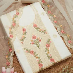 Soch Floral Embroidered Unstitched Dress Material-image-78