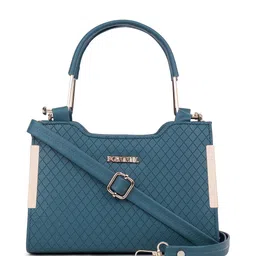 FOMMIL Women Textured Structured Leather Handheld Bag-55
