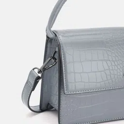 Allen Solly Textured Structured Satchel Bag image 3