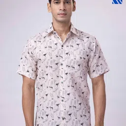 Big Bunny Men Pack Of 2 Opaque Printed Casual Shirt-image-87
