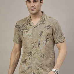 REPRISE Men Abstract Printed Casual Shirt-image-39