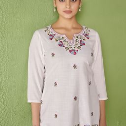 Anouk Embroidered Thread Work Thread Work Kurti-image-43