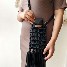 DECORDILL Self Design Knotted Crossbody Mobile Bag-image-1