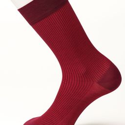 Theater Men Pinstripes Mercerized Cotton Calf Length Formal Socks-image-48