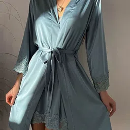 LULU & SKY V Neck Baby Doll Nightdress-image-72