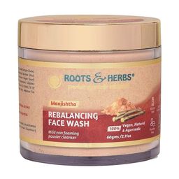 ROOTS & HERBS Rebalancing Face Wash Powder With Manjistha - 60 g-29