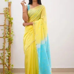 CANIZZARO Woven Design Zari Handloom Banarasi Saree-picture-37