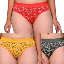 FiveFlag Mid-Rise Cotton Blend Briefs-image-79