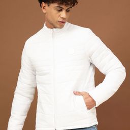 Richlook Men Geometric Lightweight Puffer Jacket-38