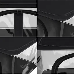 Kuber Industries Black Set of 6 Regular Drawer Organiser Organisers image 2
