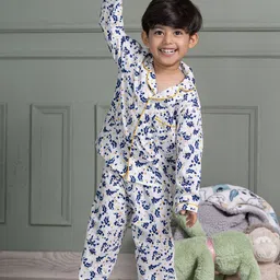 MABISH by Sonal Jain Boys Printed Pure Cotton Night suits-picture-0
