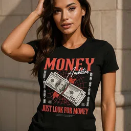 Anikmart Unisex Printed Dri-FIT Raw Edge T-shirt-image-64