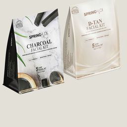 SPRING H2O Set Of 2 Charcoal & D-TAN 5 Step Facial Kit - 50 g Each-0