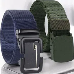 Metronaut Men Textured 2 Formal Belt-image-48