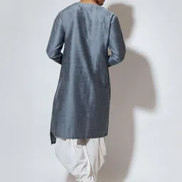 VIVEK KARUNAKARAN A Line Kurta with Dhoti Pants image 2