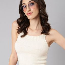 SHOWOFF Shoulder Straps Fitted Crop Top-18