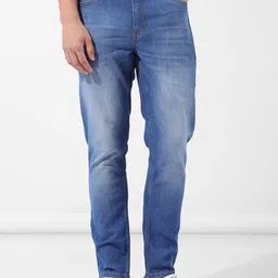 The Indian Garage Co Men Slim Fit Mid-Rise Stretchable Jeans-image-31