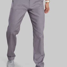 DIVISIVE Men Solid Relaxed Straight Fit Easy Wash Trousers-image-95