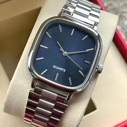 JUST LIKE Men Free Size Bracelet Style Analogue Watch 75 Blue ciso watch Men watch-Silver-image-93