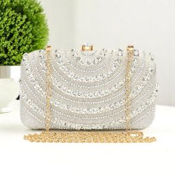 CRUSSET Embellished Box Clutch-52