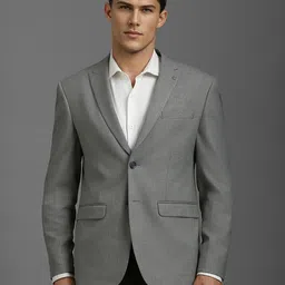 Louis Philippe Slim-Fit Single Breasted Blazer-52