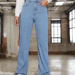 RIVI Women Jean Boyfriend Fit High-Rise Stretchable Jeans-image-46