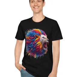 Naturebliss Men Cotton Printed T-shirt-image-81