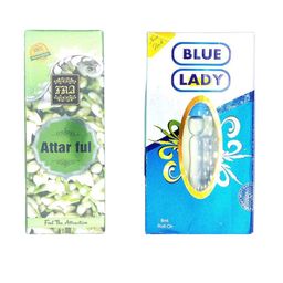 RAVIOUR LIFESTYLE Feel The Attraction Set Of 2 Attar Full & Blue Lady Attar - 8ml Each-10