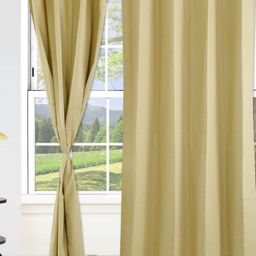 Dekor World Beige Set of 2 Window Curtain-47