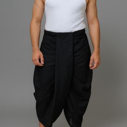 AMIT ONLINE Men Solid Dupion Silk Dhoti Pant-image-40