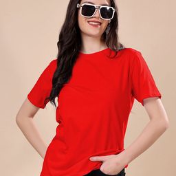 TQH Round Neck Slim Fit T-shirt-image-73